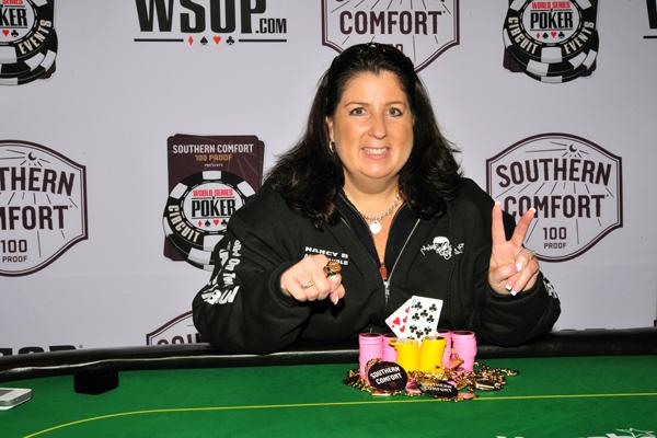 NANCY BIRNBAUM WINS HER SECOND GOLD RING