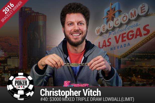 VENI, VIDI, VITCH! A GOLD BRACELET VICTORY AT 2016 WSOP