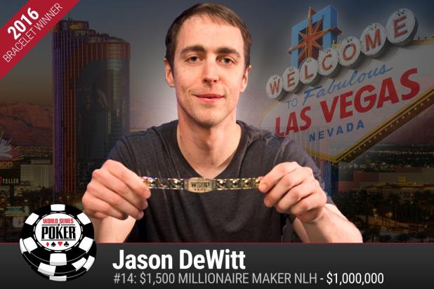 JASON DEWITT IS A MILLIONAIRE