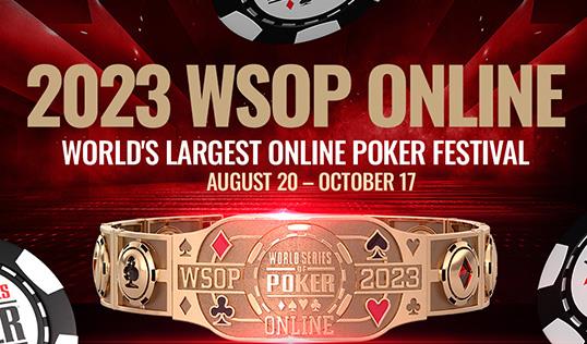 WSOP ONLINE RETURNS FOR PLAYERS WORLDWIDE FROM AUGUST 20 - OCTOBER 17