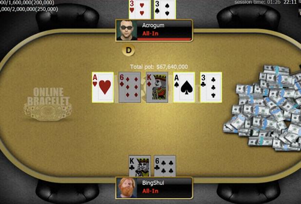 RAMAN AFANASENKA TOPS WELL-KNOWN PRO CHANCE KORNUTH HEADS UP FOR TURBO DEEPSTACK WIN