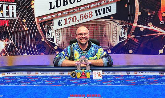 LUBOS LASKA WINS FIRST TOURNAMENT IN COLOSSUS AT WSOP EUROPE