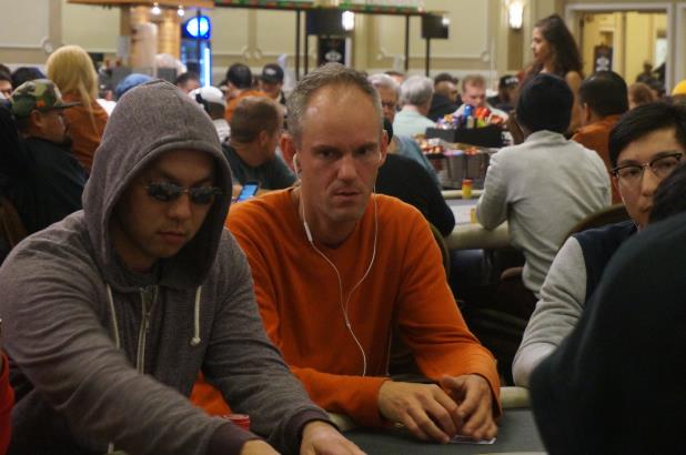 CARDS IN THE AIR AT THE BIKE