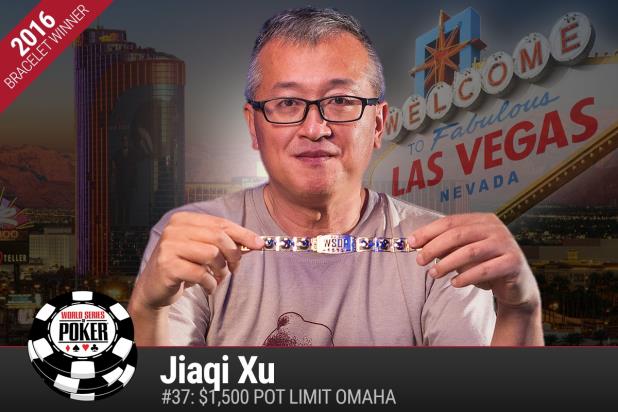 JIAQI XU WINS GOLD BRACELET IN POT-LIMIT OMAHA
