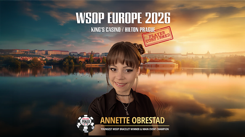 ANNETTE OBRESTAD SET TO MAKE HER RETURN AT WSOP EUROPE 2026