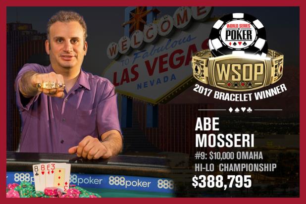 ABE MOSSERI CLAIMS $10,000 OMAHA HI-LO CHAMPIONSHIP GOLD