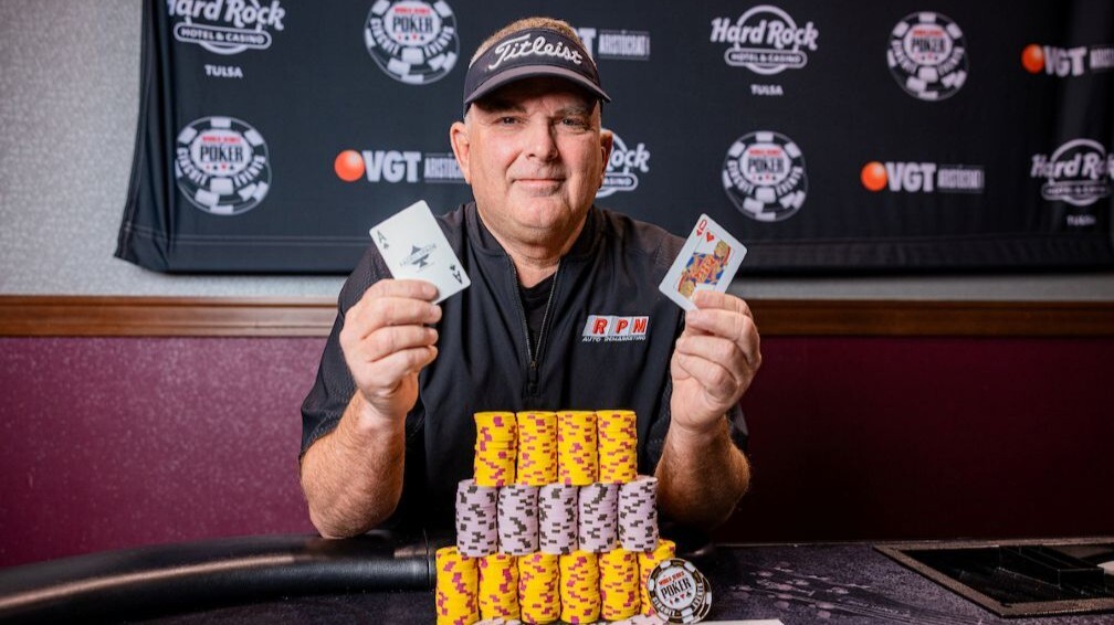 ROBERT SHUPTRINE WINS THE HARD ROCK TULSA WSOPC MAIN EVENT