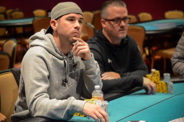 MICHAEL HUBBARD LEADS 54 PLAYERS ENTERING DAY 2 OF THE HARVEYS LAKE TAHOE MAIN EVENT