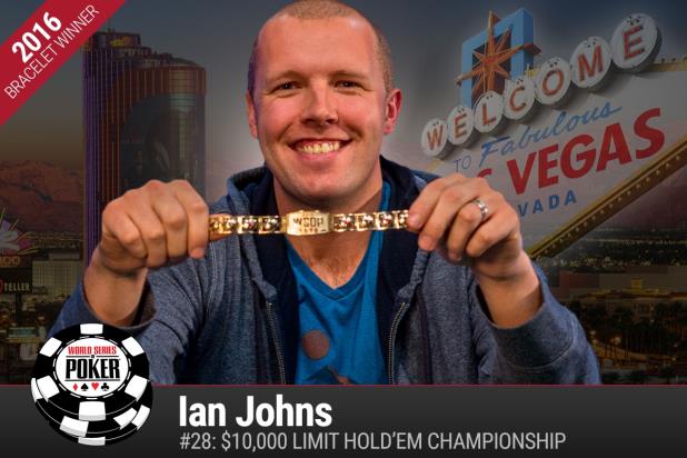 IAN JOHNS WINS $10K LIMIT HOLD'EM CHAMPIONSHIP