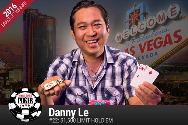 DANNY LE WINS FIRST WSOP GOLD BRACELET, TAKES DOWN LIMIT HOLD'EM EVENT