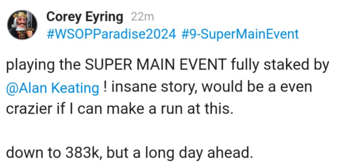 Corey Eyring Alan Keating Wsop Plus