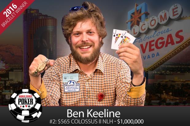 BENJAMIN KEELINE WINS COLOSSUS II AND MILLION-DOLLAR GUARANTEED PRIZE