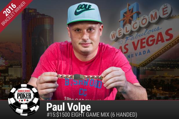 ANOTHER DAY AT THE OFFICE FOR PAUL VOLPE, WHO WINS EIGHT-GAME MIX