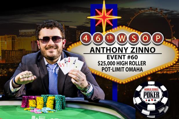 ANTHONY ZINNO WINS $25K HIGH ROLLER POT-LIMIT OMAHA