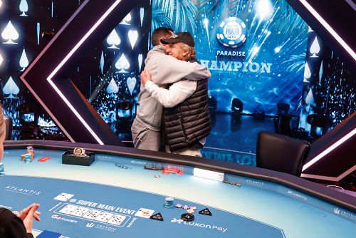 Hug Final Hand Wsop Paradise2025 Super Main Winner Tim a