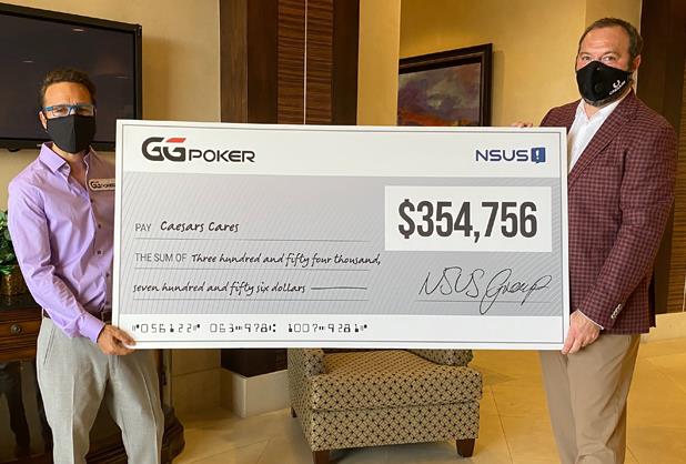 OVER $350K DONATED BY INTERNATIONAL POKER PLAYERS & GGPOKER TO CAESARS CARES RELIEF FUND