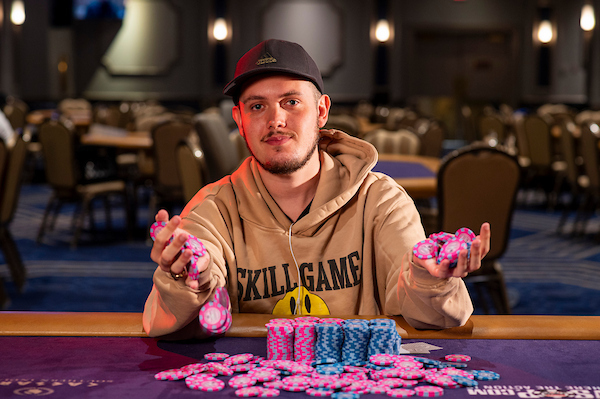Champion Riley Dieckhoff  Wsop C Caesars Si 0925 E V07 $400 Nlh Monster Stack Day 2 Giron J G84264