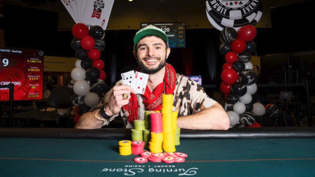ZACHARY VANKEUREN TAKES DOWN THE TURNING STONE WSOP CIRCUIT MAIN EVENT