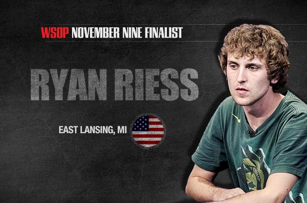 GETTING TO KNOW THE NOVEMBER NINE: RYAN RIESS