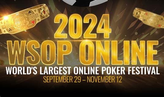 WSOP ONLINE 2024 ROLLS ALONG WITH DOMESTIC BRACELET SERIES FROM SEPT. 29 TO NOV. 12