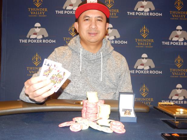 J.C. TRAN WINS THUNDER VALLEY CIRCUIT HIGH ROLLER