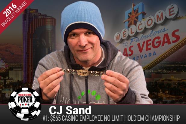 CJ SAND WINS FIRST GOLD BRACELET OF 2016 WSOP