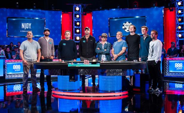 2016 MAIN EVENT FINAL TABLE BEGINS SUNDAY