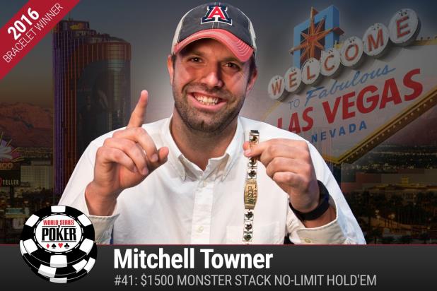 MITCHELL TOWNER WINS MILLION-DOLLAR MONSTER-SIZED VICTORY AT 2016 WSOP